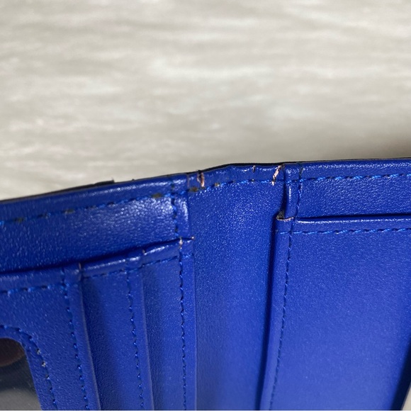 Mens Travando Slim Wallet with Money Clip Black And Blue - Picture 4 of 11